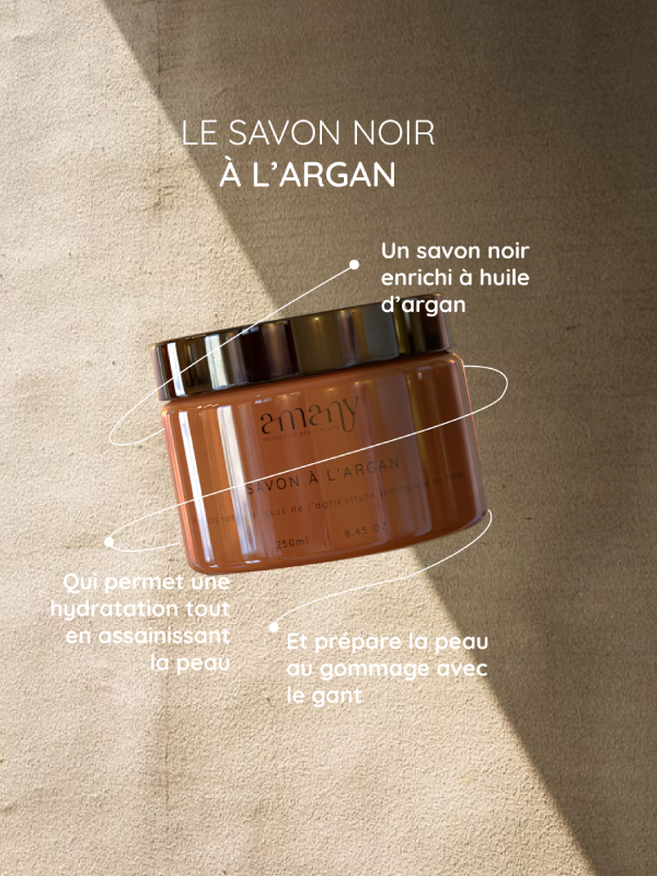 Savon noir à l'argan