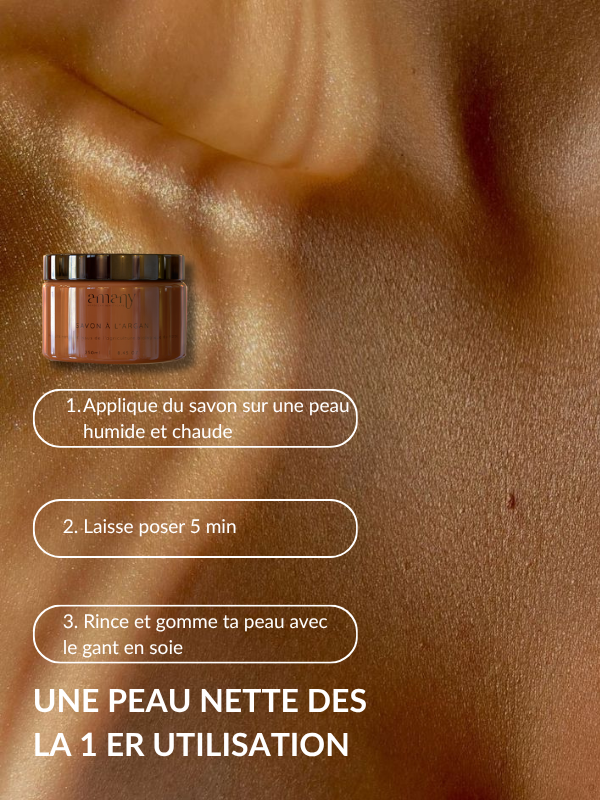 Savon noir à l'argan